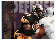 Greg Lloyd - Pittsburgh Steelers (NFL Football Card) 1997 Score Board Playbook - Defense # 7 Mint