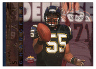 Junior Seau - San Diego Chargers (NFL Football Card) 1997 Score Board Playbook - Defense # 8 Mint