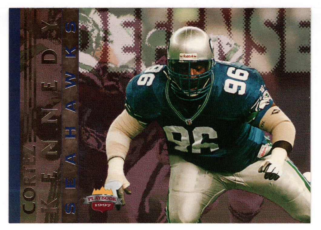 Cortez Kennedy - Seattle Seahawks (NFL Football Card) 1997 Score Board Playbook - Defense # 10 Mint