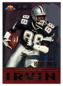Michael Irvin - Dallas Cowboys (NFL Football Card) 1997 Score Board Playbook - Wide Receiver # 2 Mint