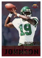 Keyshawn Johnson - New York Jets (NFL Football Card) 1997 Score Board Playbook - Wide Receiver # 9 Mint