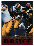 Isaac Bruce - Los Angeles Rams (NFL Football Card) 1997 Score Board Playbook - Wide Receiver # 10 Mint