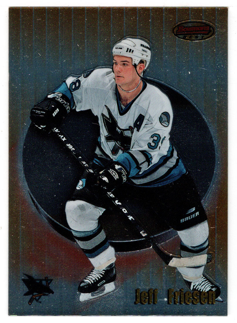 Jeff Friesen - San Jose Sharks (NHL Hockey Card) 1998-99 Bowman's Best # 41 Mint