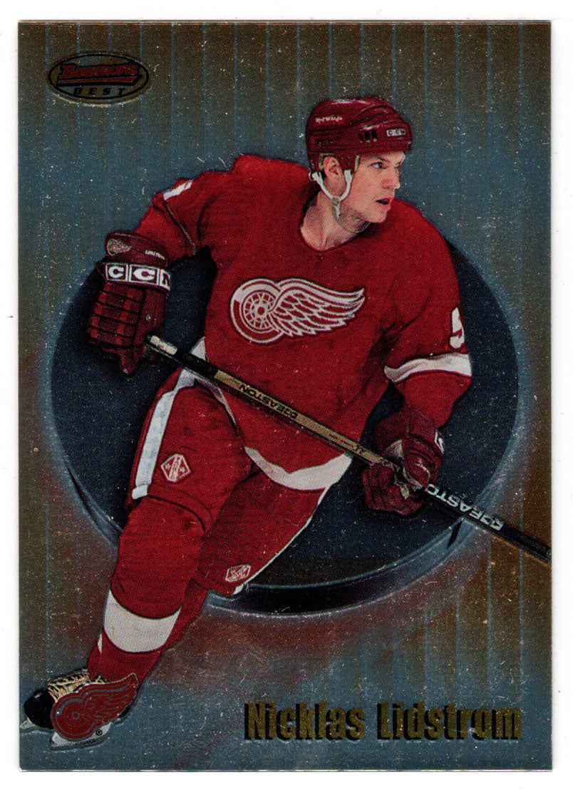 Nicklas Lidstrom - Detroit Red Wings (NHL Hockey Card) 1998-99 Bowman's Best # 47 Mint