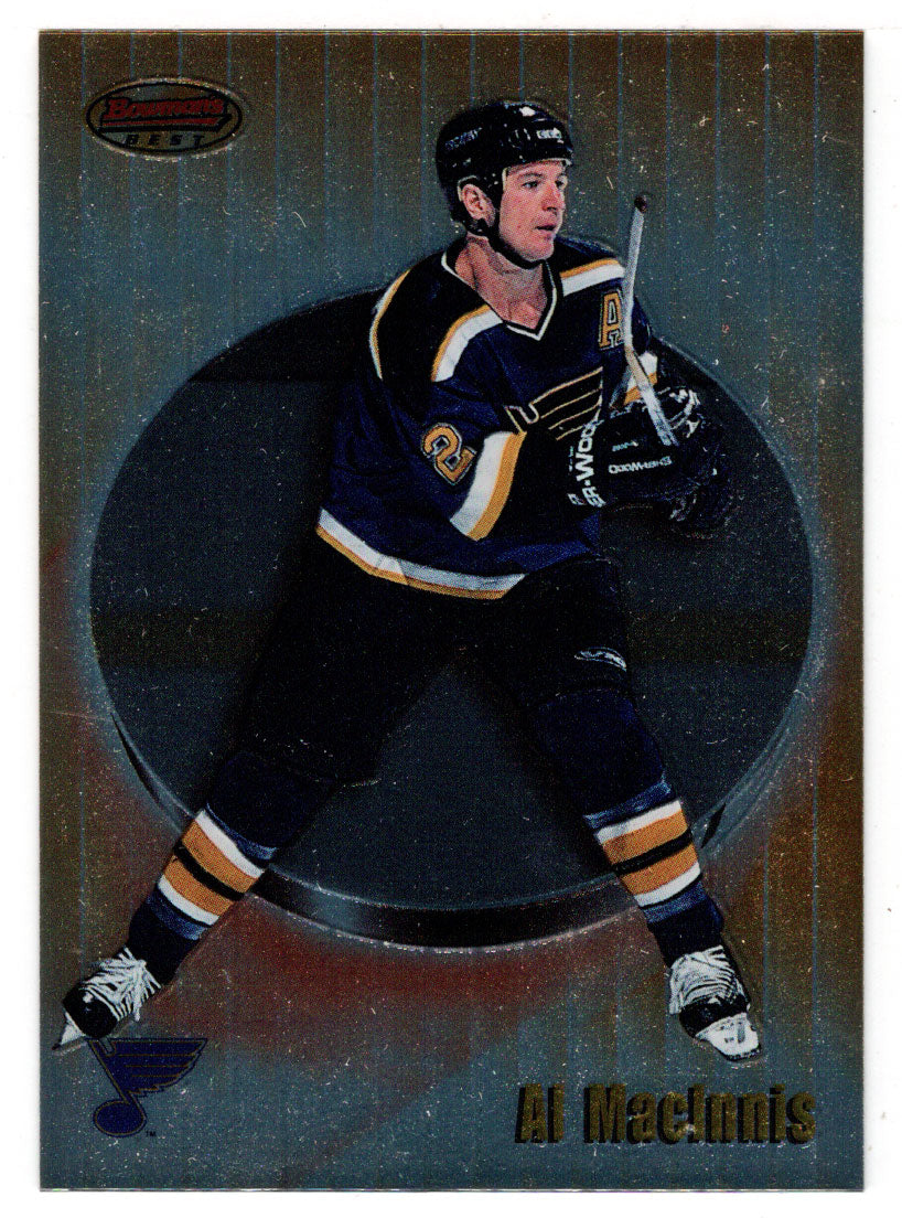 Al MacInnis - St. Louis Blues (NHL Hockey Card) 1998-99 Bowman's Best # 57 Mint