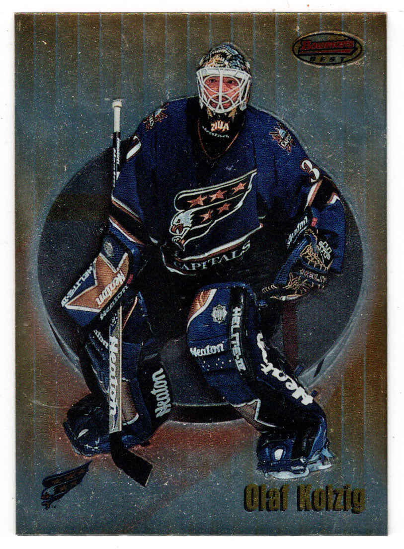 Olaf Kolzig - Washington Capitals (NHL Hockey Card) 1998-99 Bowman's Best # 59 Mint