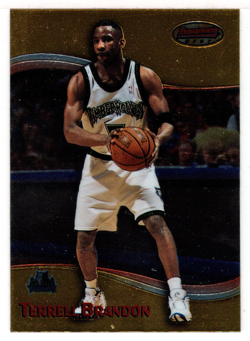 Terrell Brandon - Minnesota Timberwolves (NBA Basketball Card) 1998-99 Bowman's Best # 4 Mint