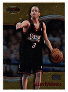 Allen Iverson - Philadelphia 76ers (NBA Basketball Card) 1998-99 Bowman's Best # 10 Mint