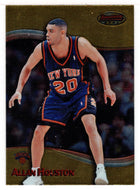Allan Houston - New York Knicks (NBA Basketball Card) 1998-99 Bowman's Best # 38 Mint