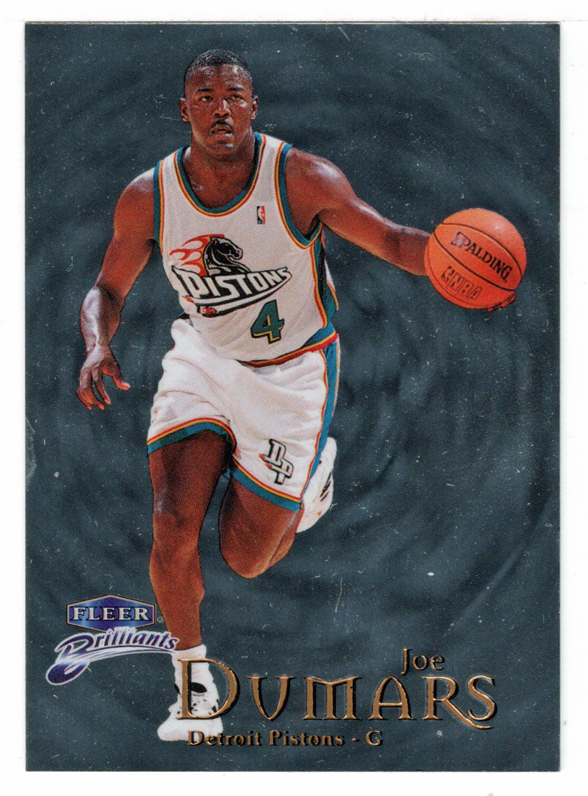 Joe Dumars - Detroit Pistons (NBA Basketball Card) 1998-99 Fleer Brilliants # 26 Mint