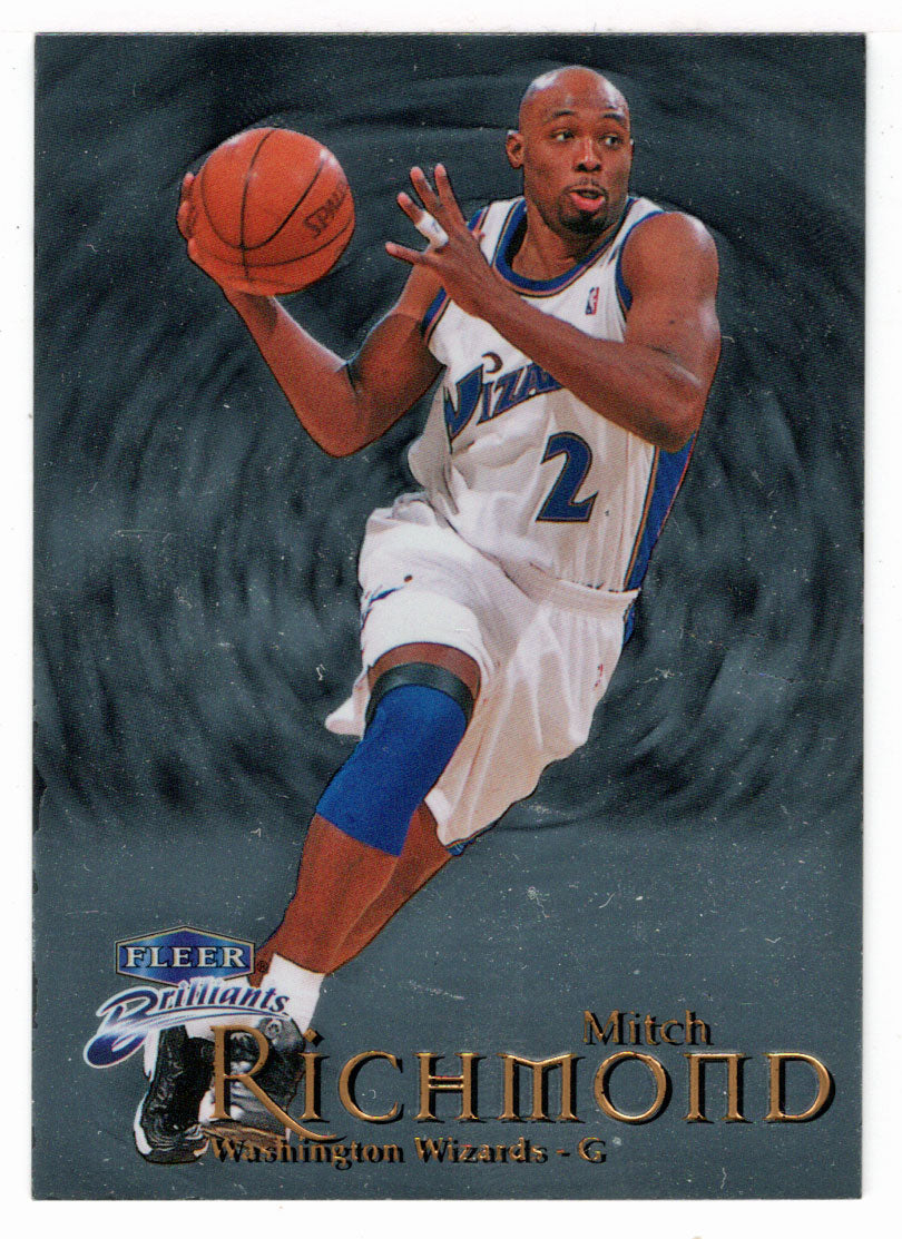 Mitch Richmond - Washington Wizards (NBA Basketball Card) 1998-99 Fleer Brilliants # 78 Mint