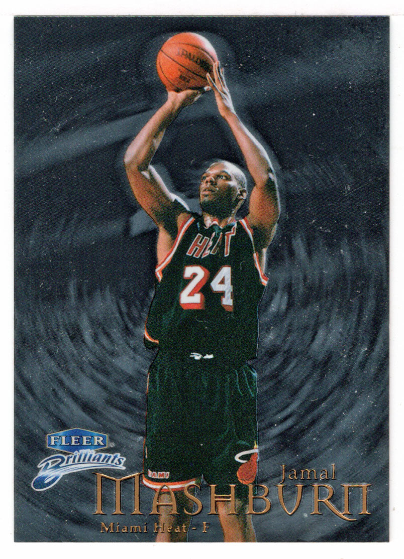 Jamal Mashburn - Miami Heat (NBA Basketball Card) 1998-99 Fleer Brilliants # 83 Mint