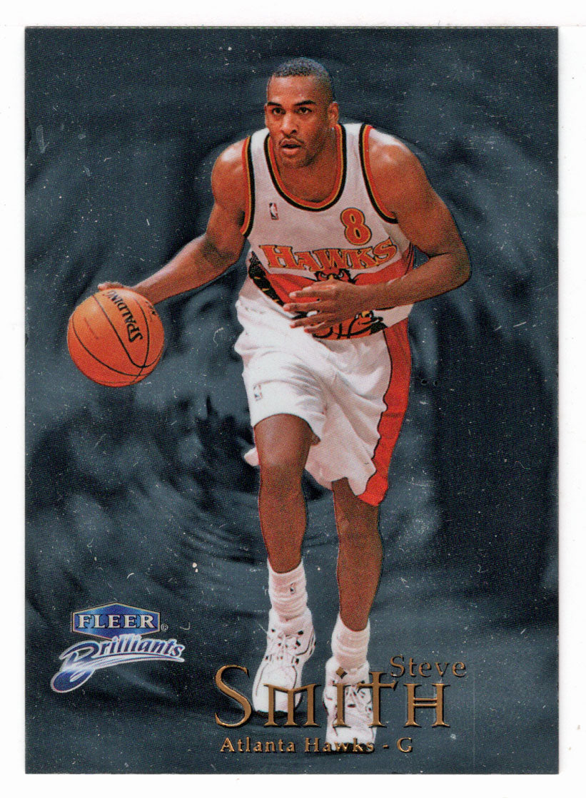 Steve Smith - Atlanta Hawks (NBA Basketball Card) 1998-99 Fleer Brilliants # 93 Mint