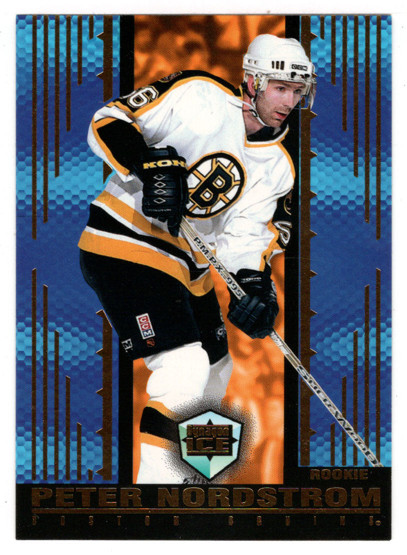 Peter Nordstrom RC - Boston Bruins (NHL Hockey Card) 1998-99 Pacific Dynagon Ice # 13 Mint