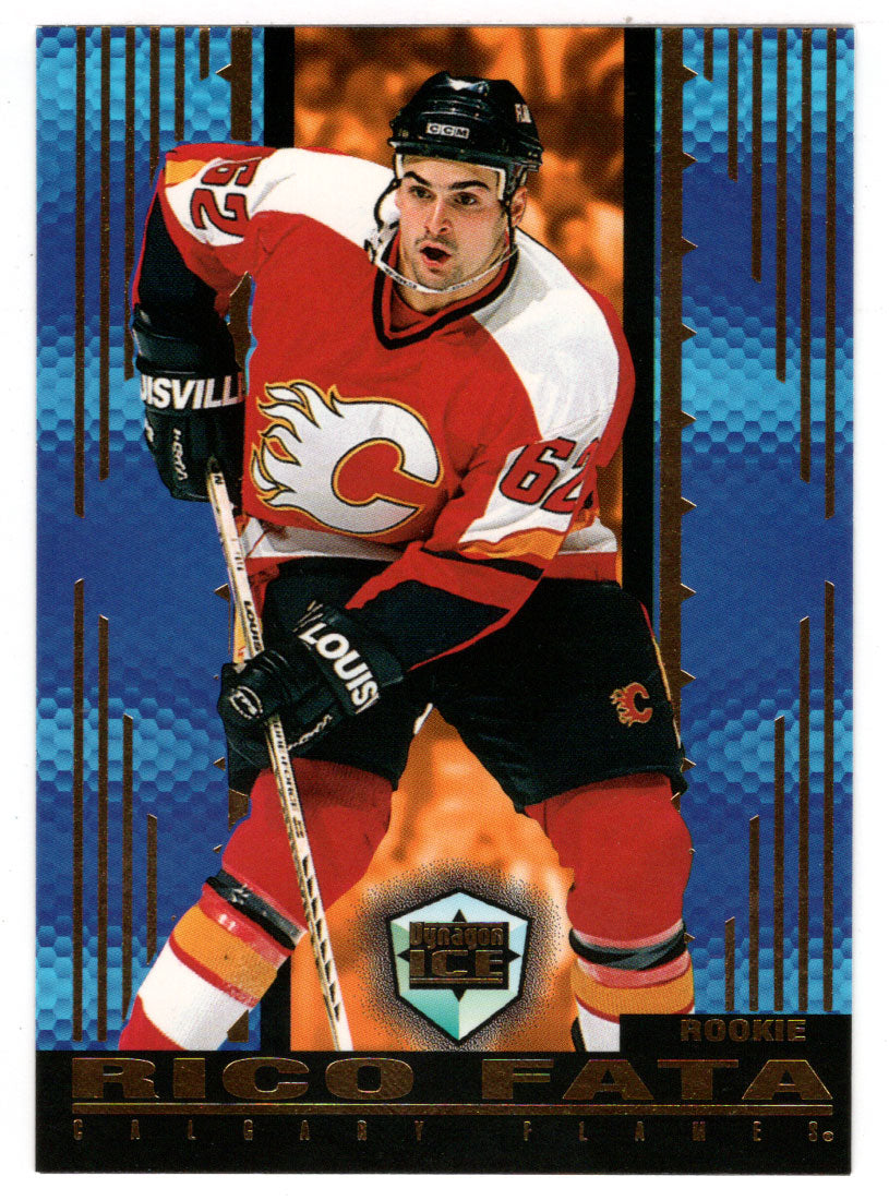 Rico Fata - Calgary Flames (NHL Hockey Card) 1998-99 Pacific Dynagon Ice # 24 Mint
