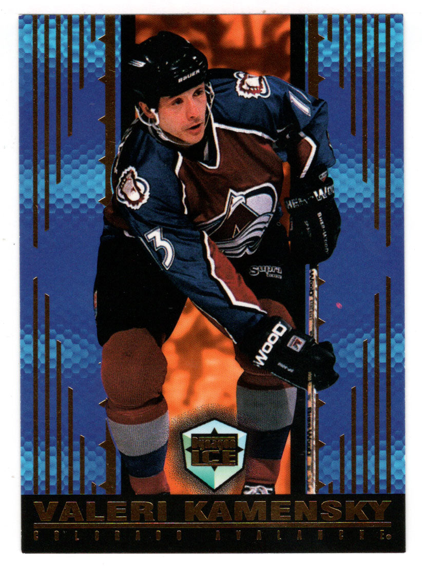 Valeri Kamensky - Colorado Avalanche (NHL Hockey Card) 1998-99 Pacific Dynagon Ice # 49 Mint