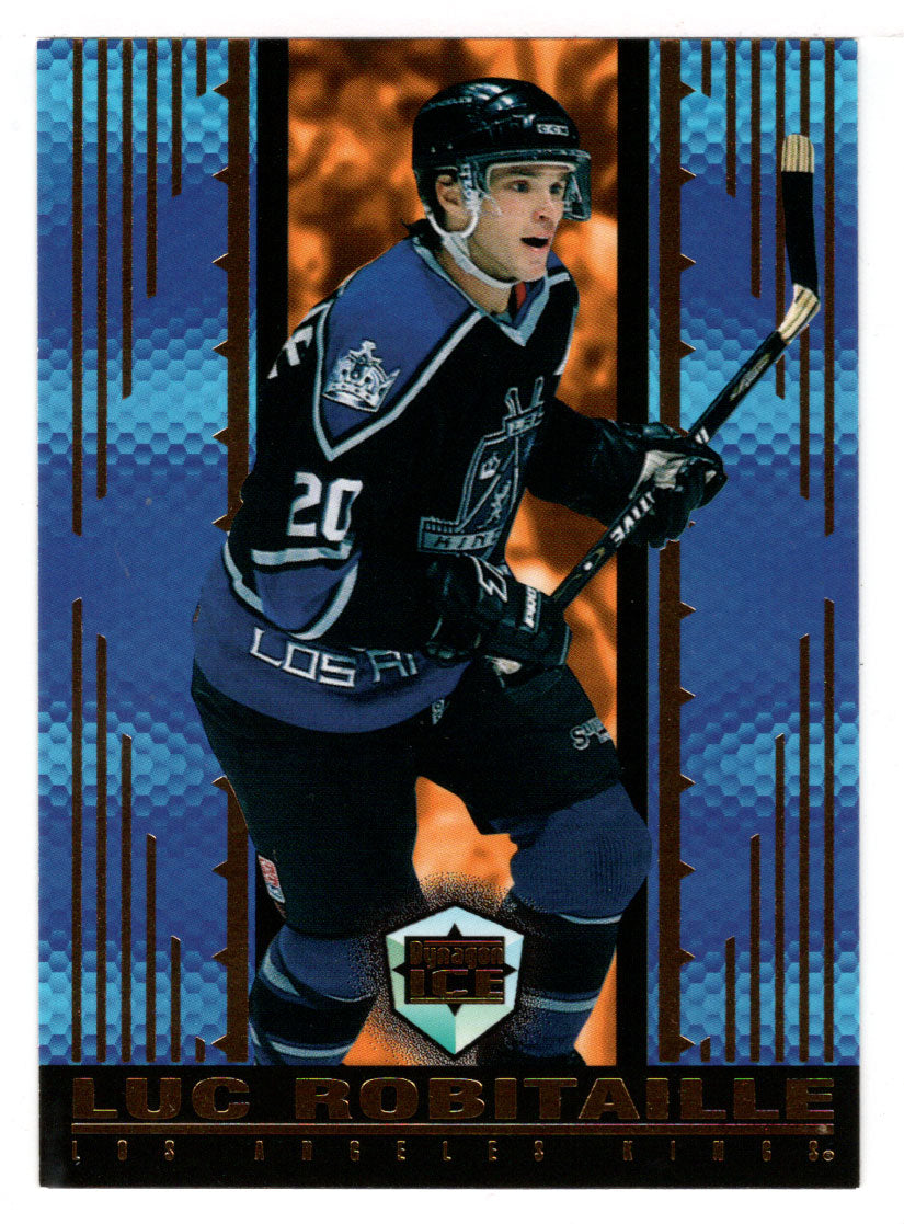 Luc Robitaille - Los Angeles Kings (NHL Hockey Card) 1998-99 Pacific Dynagon Ice # 90 Mint