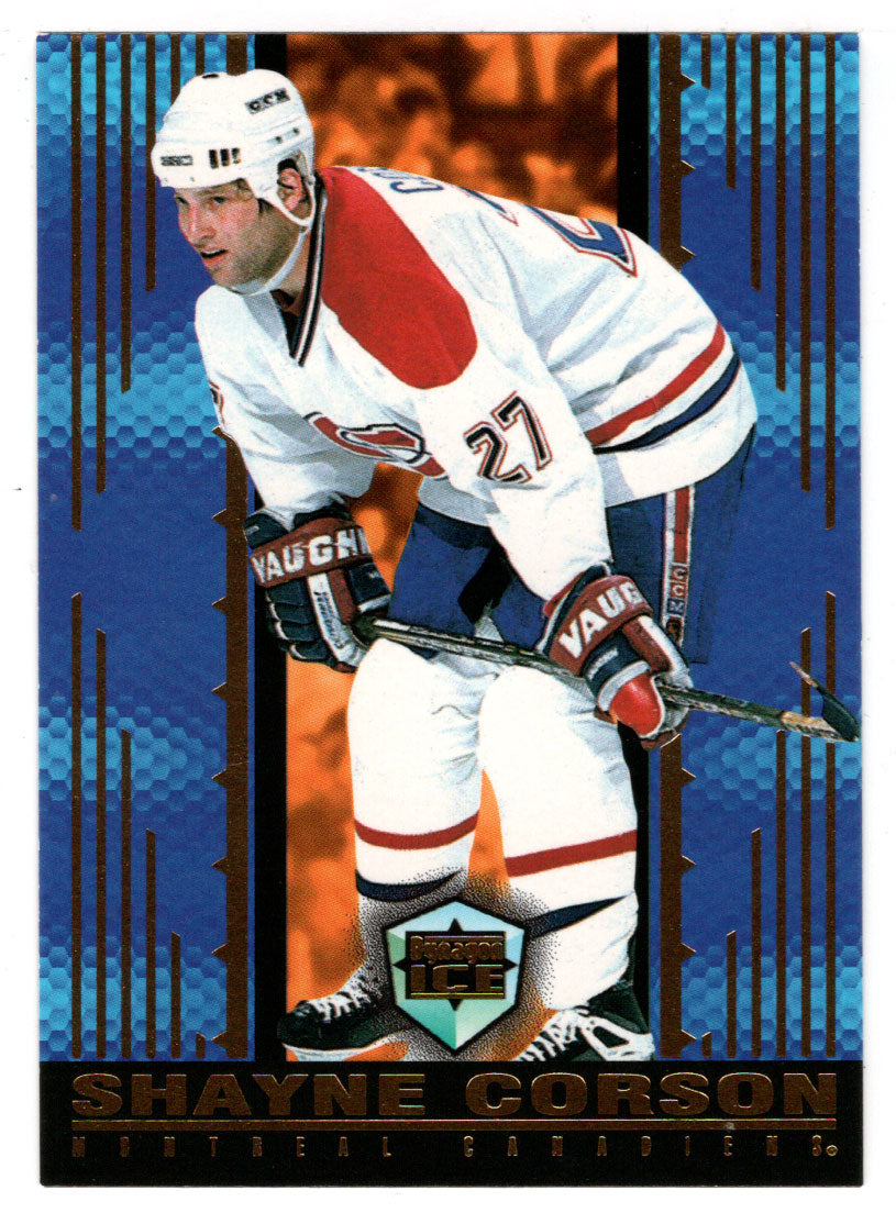 Shayne Corson - Montreal Canadiens (NHL Hockey Card) 1998-99 Pacific Dynagon Ice # 91 Mint