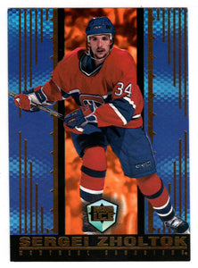 Sergei Zholtok - Montreal Canadiens (NHL Hockey Card) 1998-99 Pacific Dynagon Ice # 99 Mint