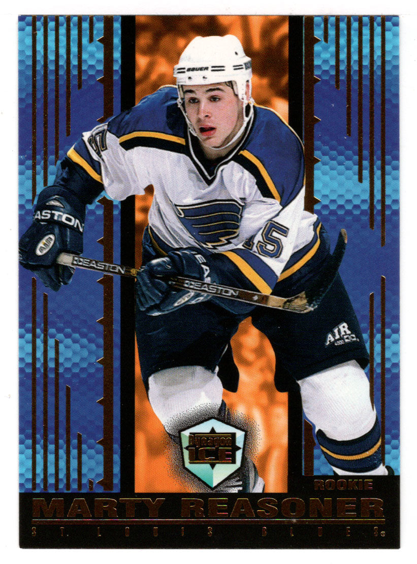 Marty Reasoner - St. Louis Blues (NHL Hockey Card) 1998-99 Pacific Dynagon Ice # 162 Mint