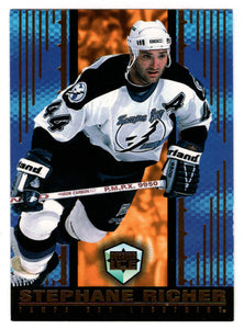 Stephane Richer - Tampa Bay Lightning (NHL Hockey Card) 1998-99 Pacific Dynagon Ice # 174 Mint
