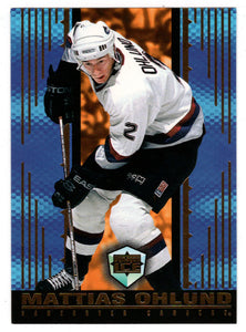 Mattias Ohlund - Vancouver Canucks (NHL Hockey Card) 1998-99 Pacific Dynagon Ice # 191 Mint