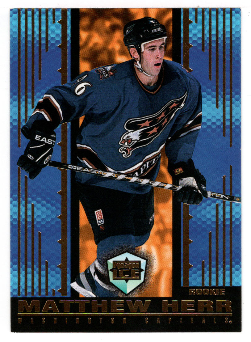 Matthew Herr RC - Washington Capitals (NHL Hockey Card) 1998-99 Pacific Dynagon Ice # 194 Mint