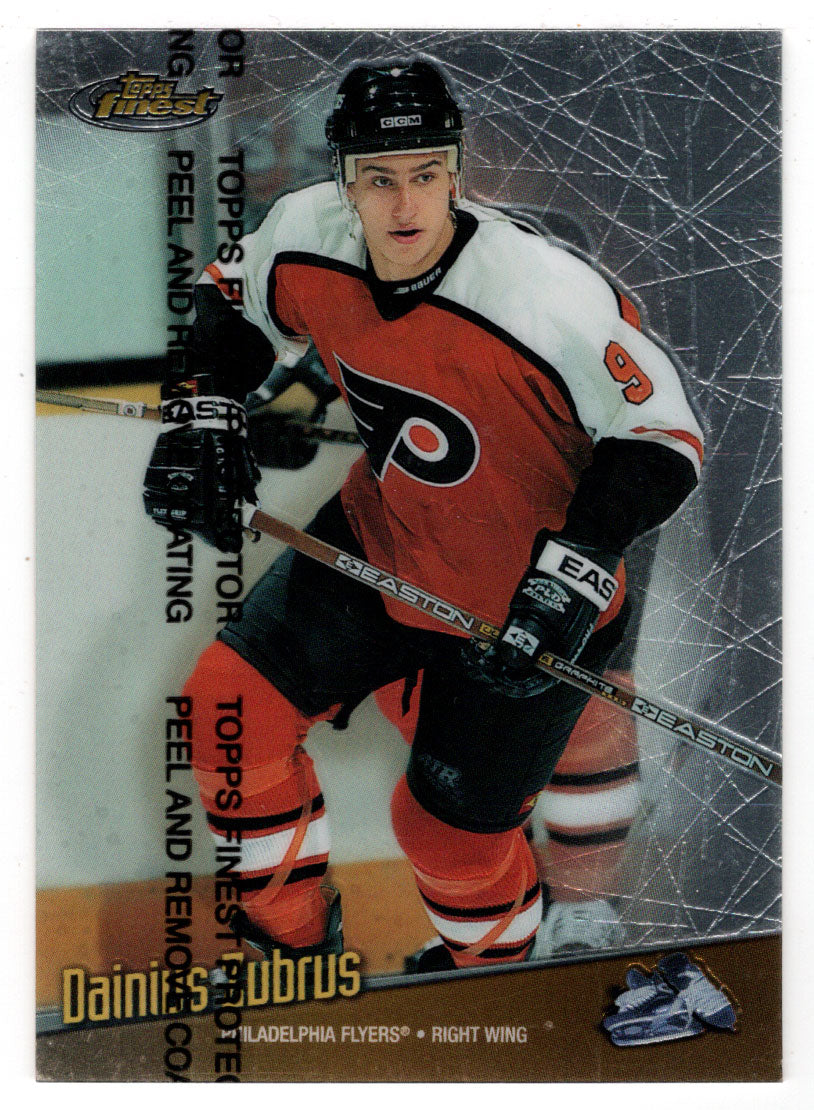 Dainius Zubrus - Philadelphia Flyers (NHL Hockey Card) 1998-99 Topps Finest # 14 Mint