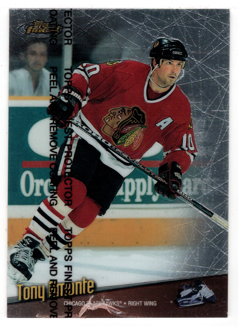 Tony Amonte - Chicago Blackhawks (NHL Hockey Card) 1998-99 Topps Finest # 29 Mint