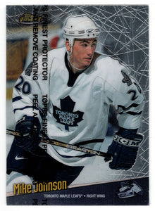 Mike Johnson - Toronto Maple Leafs (NHL Hockey Card) 1998-99 Topps Finest # 37 Mint