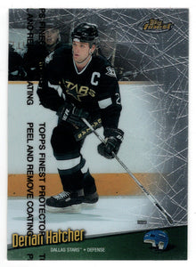 Derian Hatcher - Dallas Stars (NHL Hockey Card) 1998-99 Topps Finest # 39 Mint