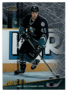 Matt Cullen - Anaheim Ducks (NHL Hockey Card) 1998-99 Topps Finest # 53 Mint