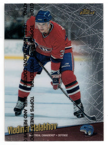 Vladimir Malakhov - Montreal Canadiens (NHL Hockey Card) 1998-99 Topps Finest # 57 Mint