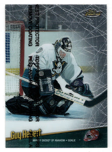 Guy Hebert - Anaheim Ducks (NHL Hockey Card) 1998-99 Topps Finest # 58 Mint