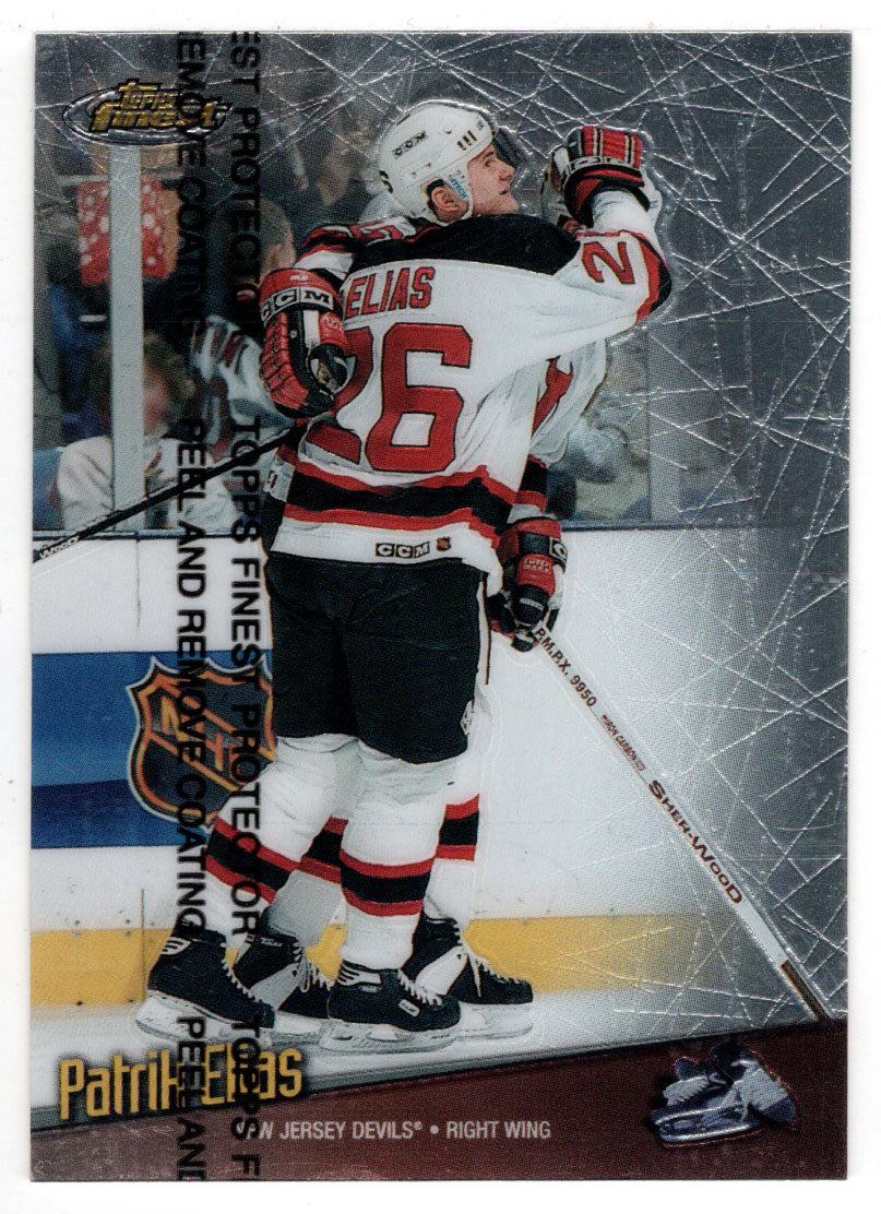 Patrik Elias - New Jersey Devils (NHL Hockey Card) 1998-99 Topps Finest # 59 Mint