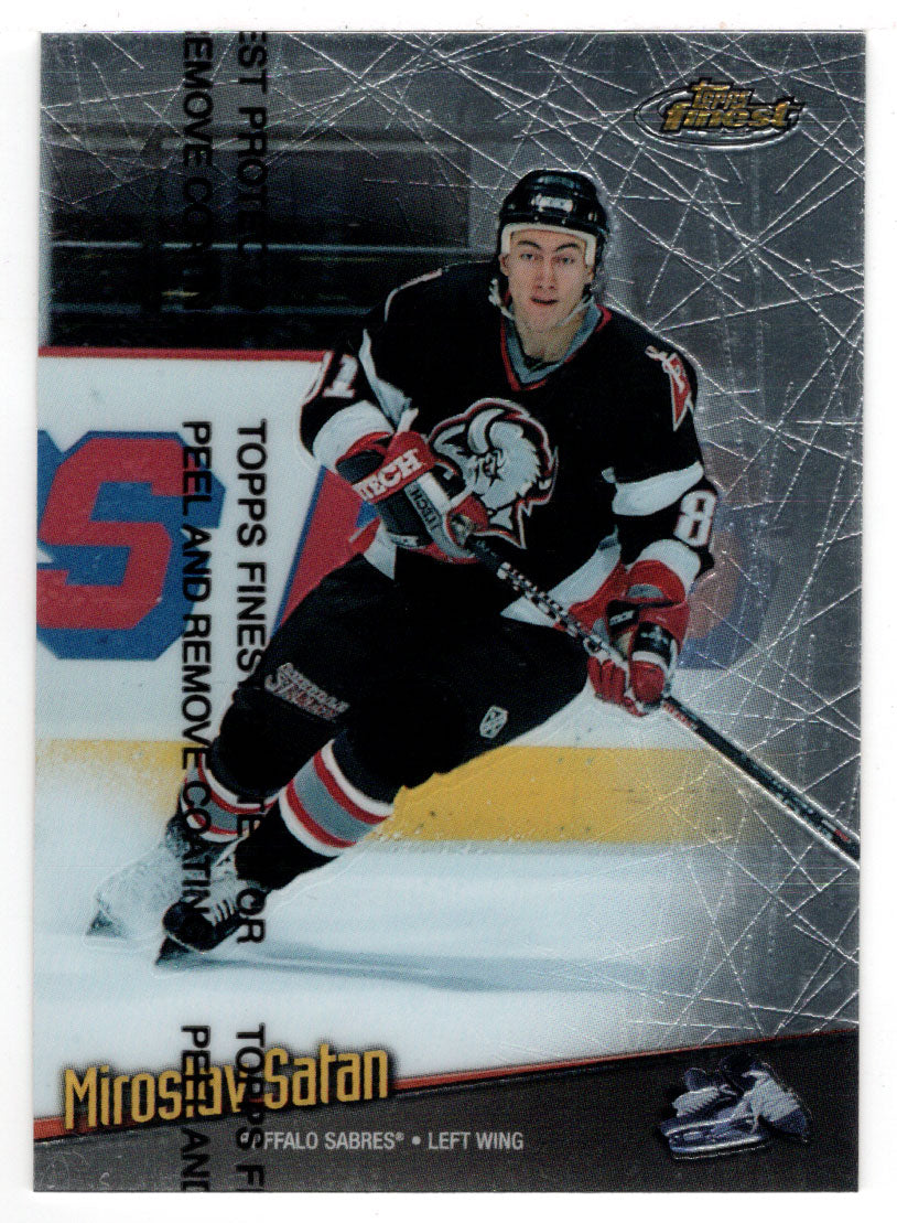 Miroslav Satan - Buffalo Sabres (NHL Hockey Card) 1998-99 Topps Finest # 65 Mint