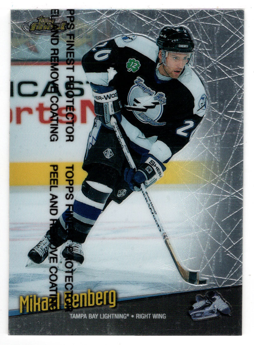 Mikael Renberg - Tampa Bay Lightning (NHL Hockey Card) 1998-99 Topps Finest # 87 Mint