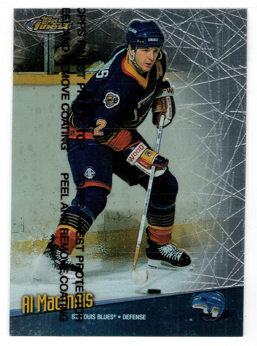 Al MacInnis - St. Louis Blues (NHL Hockey Card) 1998-99 Topps Finest # 88 Mint