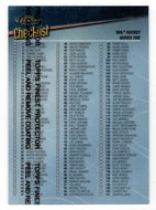 Checklist (NHL Hockey Card) 1998-99 Topps Finest # 150 Mint