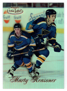 Marty Reasoner - St. Louis Blues (NHL Hockey Card) 1998-99 Topps Gold Label Class 1 # 72 Mint