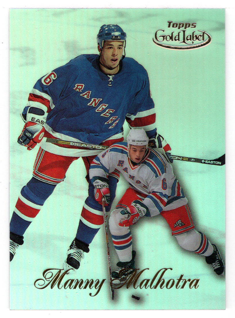 Manny Malhotra - New York Rangers (NHL Hockey Card) 1998-99 Topps Gold Label Class 1 # 93 Mint
