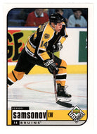 Sergei Samsonov - Boston Bruins (NHL Hockey Card) 1998-99 Upper Deck Choice # 13 Mint