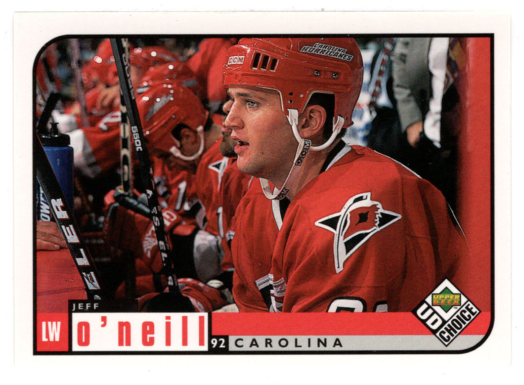 Jeff O'Neill - Carolina Hurricanes (NHL Hockey Card) 1998-99 Upper Deck Choice # 37 Mint