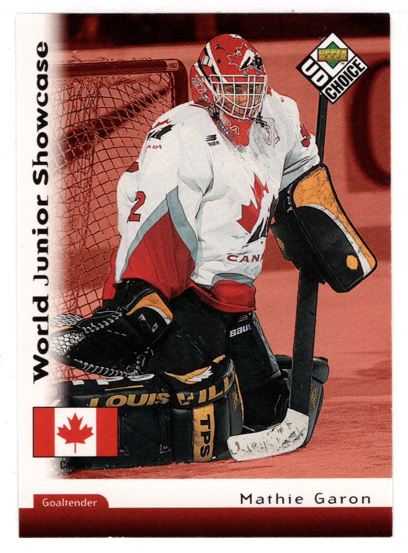 Mathieu Garon - Montreal Canadiens - World Junior Showcase (NHL Hockey Card) 1998-99 Upper Deck Choice # 260 Mint