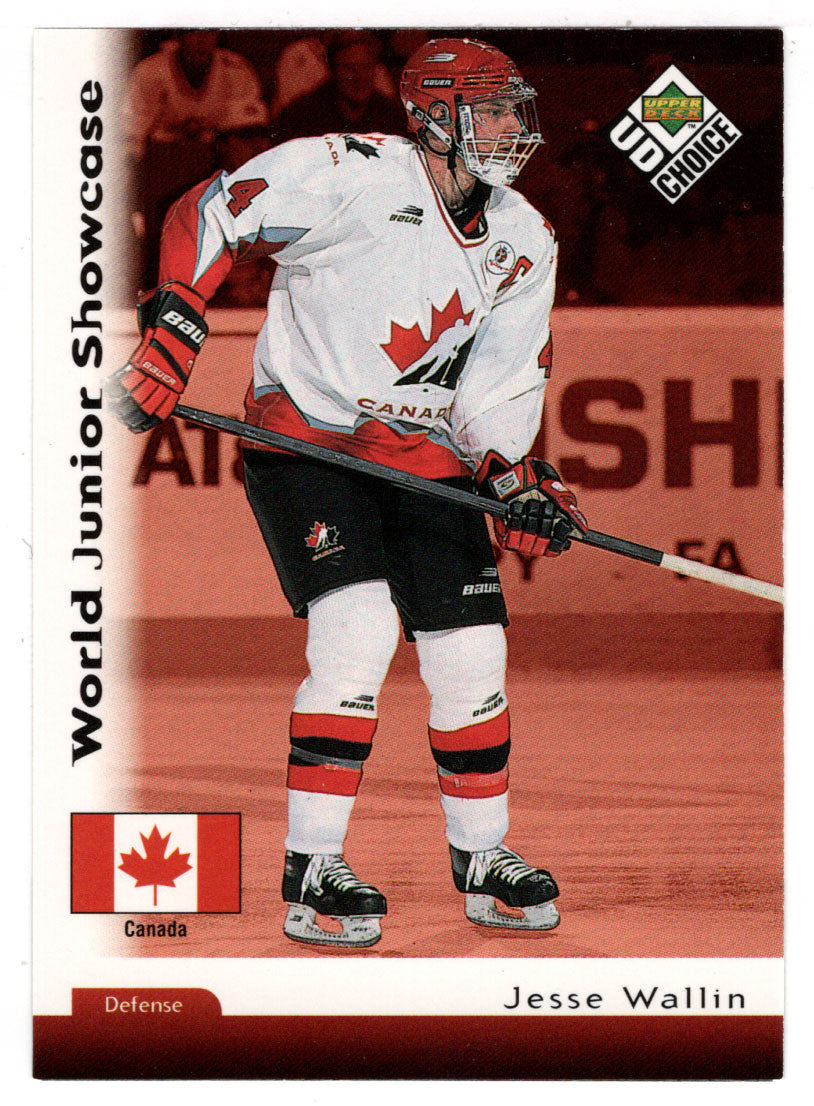 Jesse Wallin - Detroit Red Wings - World Junior Showcase (NHL Hockey Card) 1998-99 Upper Deck Choice # 262 Mint