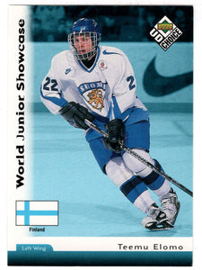 Teemu Elomo - Dallas Stars - World Junior Showcase (NHL Hockey Card) 1998-99 Upper Deck Choice # 276 Mint