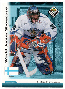 Mika Noronen - Buffalo Sabres - World Junior Showcase (NHL Hockey Card) 1998-99 Upper Deck Choice # 278 Mint