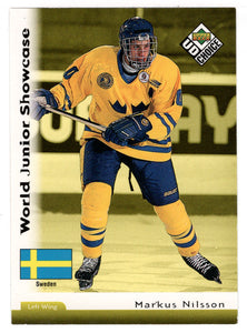 Marcus Nilsson - Florida Panthers - World Junior Showcase (NHL Hockey Card) 1998-99 Upper Deck Choice # 296 Mint