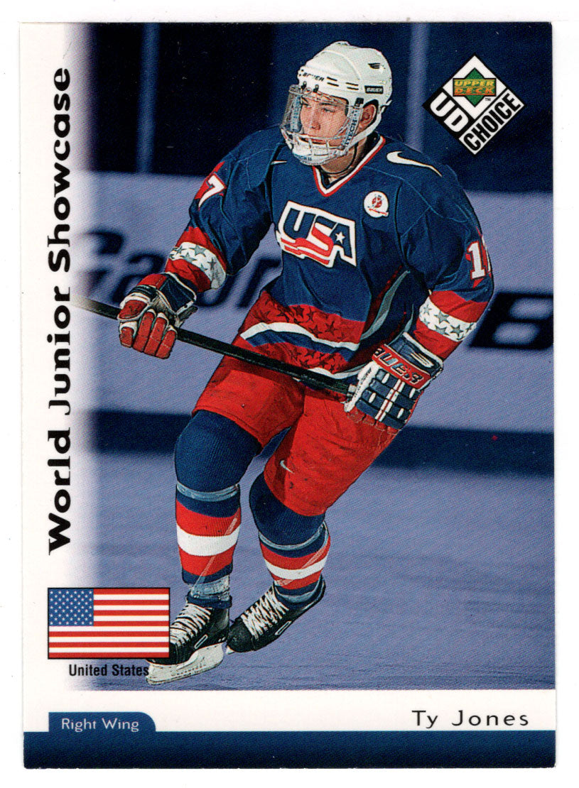 Ty Jones - Chicago Blackhawks - World Junior Showcase (NHL Hockey Card) 1998-99 Upper Deck Choice # 303 Mint