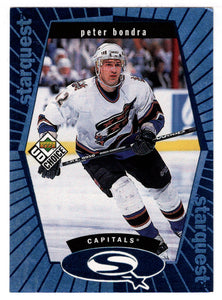 Peter Bondra - Washington Capitals (NHL Hockey Card) 1998-99 Upper Deck Choice Starquest Blue # 14 Mint